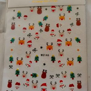 Xmas nail stickers